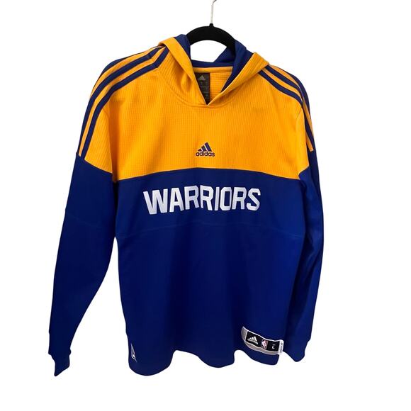 Adidas Golden State Warriors On-Court Warm up Hoodie. Mens Size Large - Picture 1 of 10